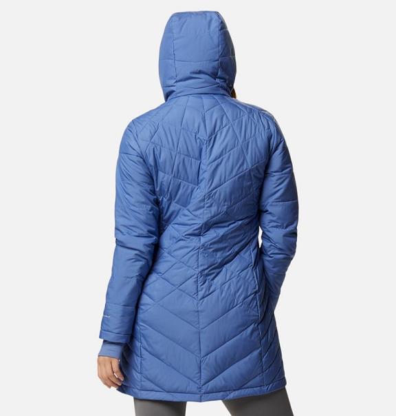 Columbia Heavenly Hooded Jacket Blue For Women's NZ62913 New Zealand